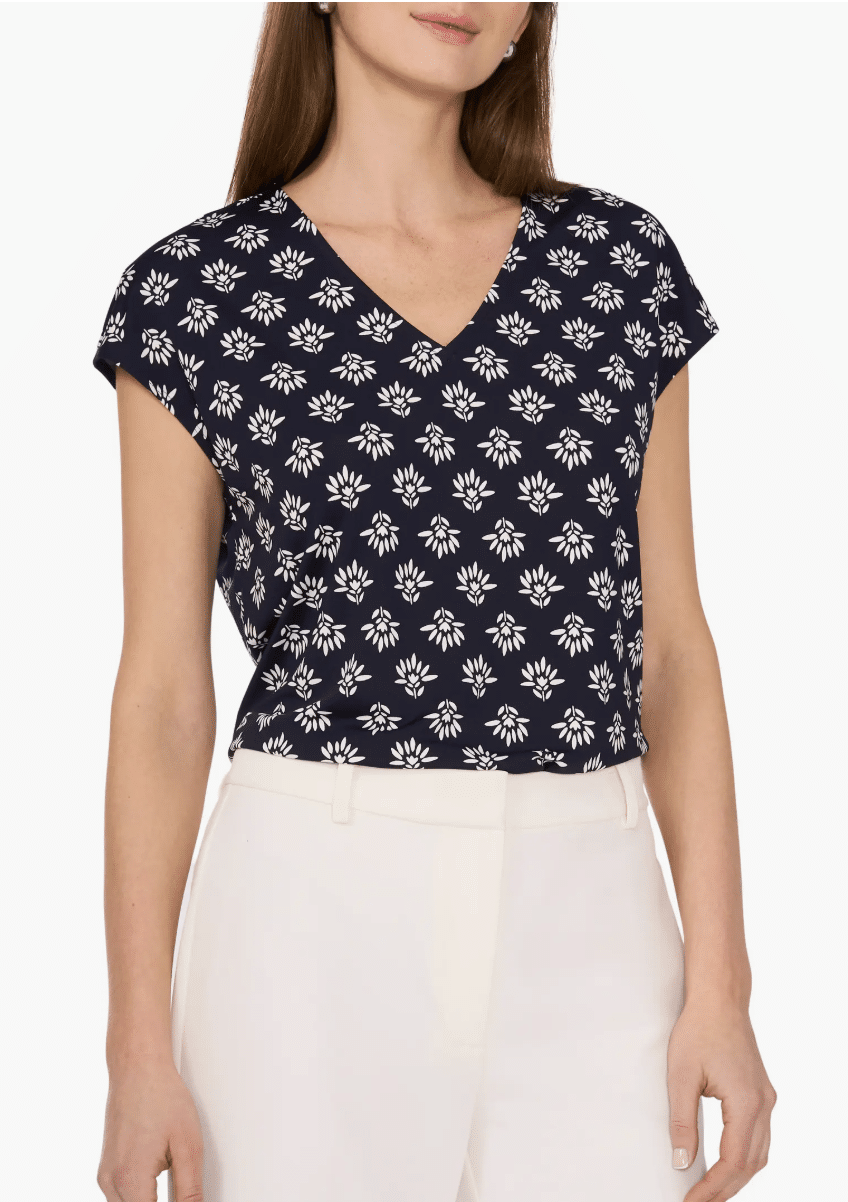 Halogen V-Neck Dolman Sleeve Knit Shirt